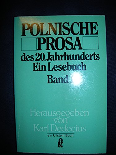 Beispielbild für Polnische Prosa des 20. Jahrhunderts. Ein Lesebuch Band 2 zum Verkauf von Hylaila - Online-Antiquariat