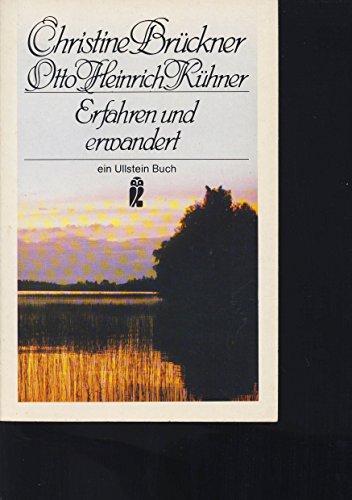 9783548201955: Erfahren und erwandert (Ullstein Buch) by Brckner, Christine