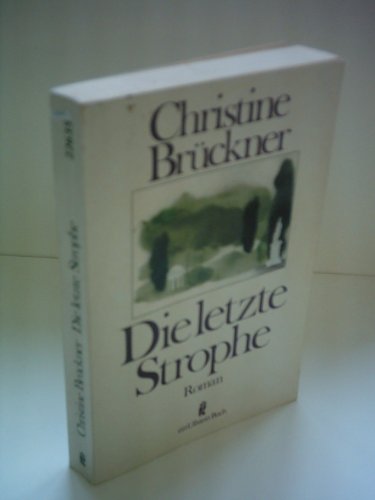 Stock image for Die letzte Strophe for sale by Better World Books: West