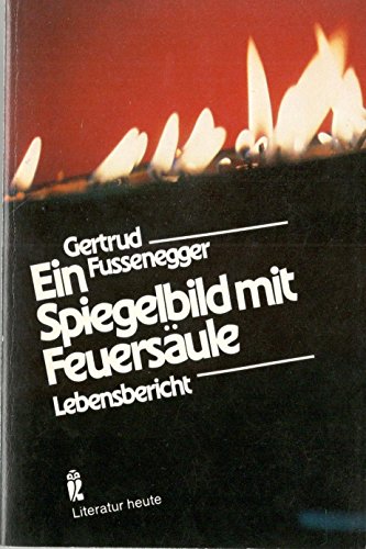 Beispielbild fr Ein Spiegelbild mit Feuersule. Lebensbericht. zum Verkauf von Gabis Bcherlager