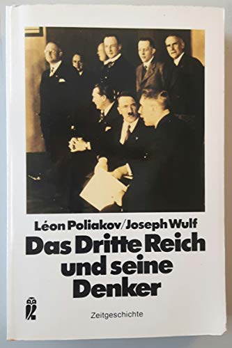 Imagen de archivo de Das Dritte Reich und seine Denker. a la venta por medimops