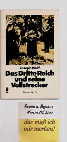 Stock image for Das Dritte Reich und seine Vollstrecker. for sale by medimops