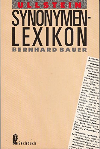 Beispielbild fr Ullstein Synonymen-Lexikon zum Verkauf von medimops