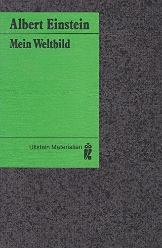 Mein Weltbild (Ullstein Materialien) (German Edition) (9783548350240) by Einstein, Albert