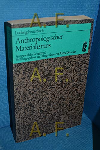 9783548352244: anthropologischer-materialismus