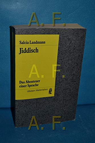 Jiddisch - Das Abenteuer einer Sprache - Landmann, Salcia
