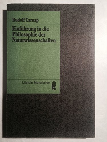 Beispielbild fr Einfhrung in die Philosophie der Naturwissenschaften. zum Verkauf von Abrahamschacht-Antiquariat Schmidt