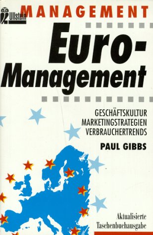 Beispielbild fr Euro- Management. Geschftskultur, Marketingstrategien, Verbrauchertrends. zum Verkauf von Leserstrahl  (Preise inkl. MwSt.)