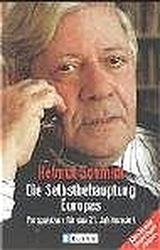 Die Selbstbehauptung Europas (9783548367019) by Helmut Schmidt