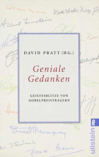 Geniale Gedanken: Geistesblitze von Nobelpreisträgern - Pratt, David L.