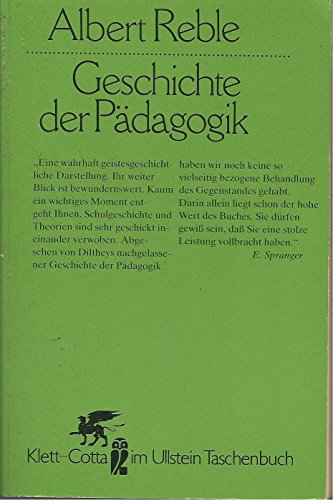 9783548390048: Geschichte der Pdagogik