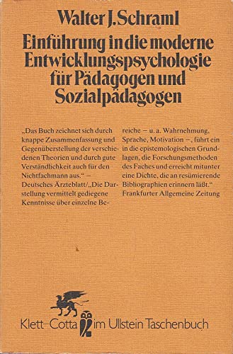 Stock image for Einfhrung in die moderne Entwicklungspsychologie fr Pdagogen und Sozialpdagogen for sale by Antiquariat  Angelika Hofmann