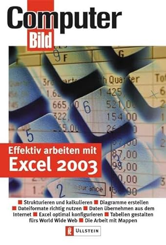 9783548412092: Effektiv arbeiten mit Excel 2003: Strukturieren und kalkulieren. Diagramme erstellen. Dateiformate richtig nutzen. Daten bernehmen aus dem Internet. ... frs World Wide Web. Die Arbeit mit Mappen