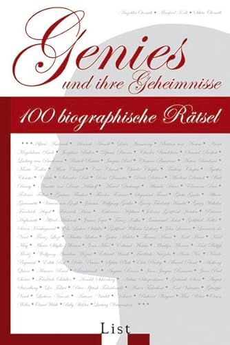 Beispielbild fr Genies und ihre Geheimnisse: 100 biographische Rtsel zum Verkauf von medimops