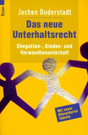 9783548700298: Das neue Unterhaltsrecht