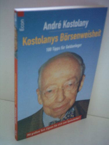 Imagen de archivo de Kostolanys Brsenweisheit a la venta por medimops