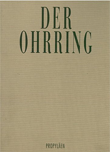 9783549072301: Der Ohrring. Von der Frhzeit bis zur Gegenwart