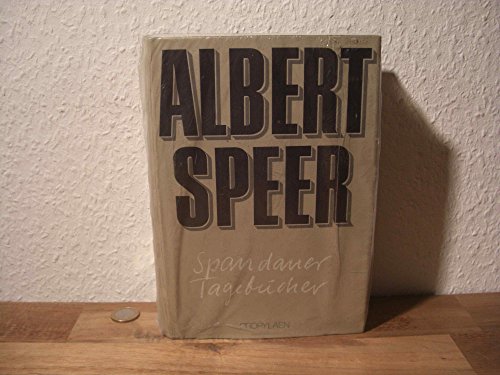 Imagen de archivo de Spandauer TagebuÌ cher (German Edition) a la venta por Hippo Books