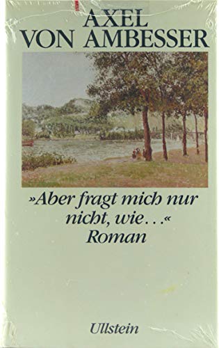 Imagen de archivo de Aber fragt mich nur nicht, wie . a la venta por Antiquariat  Angelika Hofmann