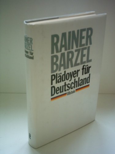 9783550072741: Pladoyer fur Deutschland (German Edition)