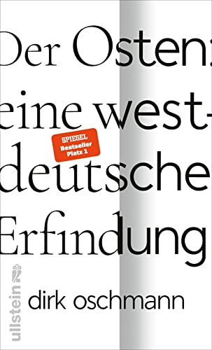 Stock image for Der Osten: eine westdeutsche Erfindung for sale by Blackwell's