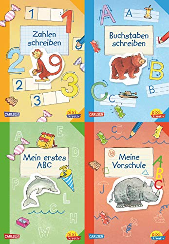 9783551015242: Leintz, L: Pixi kreativ Serie Nr. 8: 4er Bundle: Schulanfang