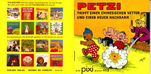 Beispielbild fr Petzi trifft einen chinesischen Vetter und einen neuen Nachbarn (Pixi-Buch 113) zum Verkauf von 3 Mile Island