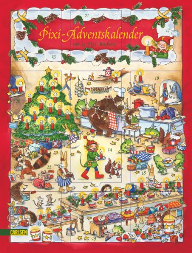 Pixi-Adventskalender: mit 24 Pixi-BÃ¼chern, Hochformat mit Glitzer (9783551040640) by [???]