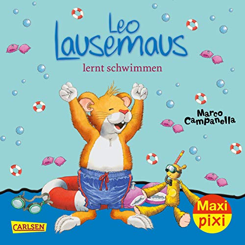 Imagen de archivo de Maxi Pixi 255: Leo Lausemaus lernt schwimmen a la venta por medimops