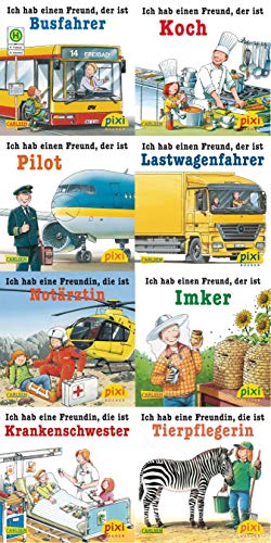 9783551044129: Pixi-8er-Set 213: Was ich mal werden will (8x1 Exemplar)