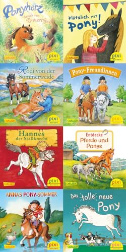 Stock image for Pixi-Bundle 8er Serie 259. Ponygeschichten mit Pixi (8x1 Exemplar) for sale by Revaluation Books