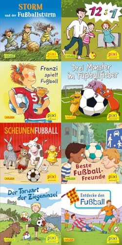 Stock image for Pixi-Bundle 8er Serie 267: Pixi spielt Fuball (8x1 Exemplar) for sale by Revaluation Books