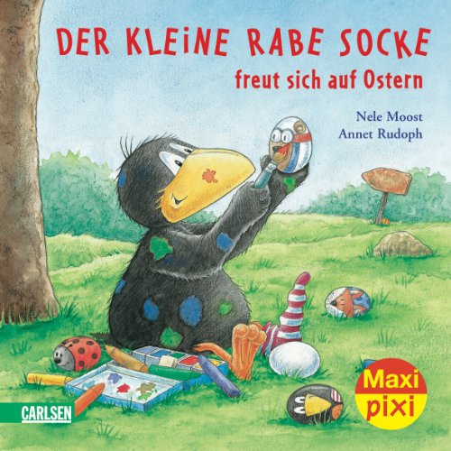 Beispielbild fr Maxi-Pixi 64: Der kleine Rabe Socke freut sich auf Ostern zum Verkauf von medimops