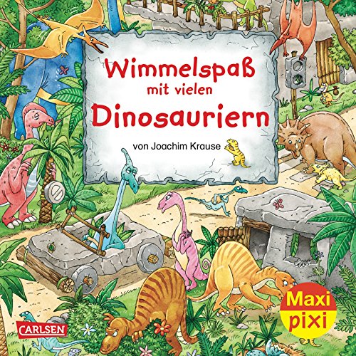 Stock image for Maxi-Pixi 98: Wimmelspa mit vielen Dinosaurier for sale by medimops