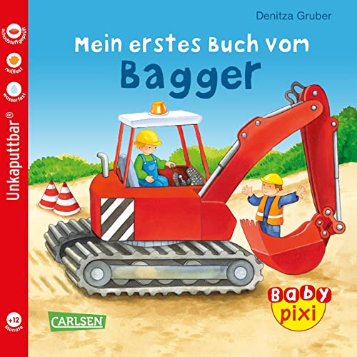 Beispielbild fr Mein erstes Buch vom Bagger (Baby Pixi, Band 60) zum Verkauf von medimops