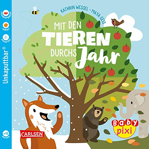 Stock image for Baby Pixi (unkaputtbar) 92: VE 5 Mit den Tieren durchs Jahr (5 Exemplare) : Ein Baby-Buch ab 12 Monaten for sale by Buchpark