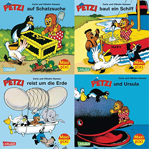 9783551055460: Hansen, C: Maxi-Pixi-Serie Nr. 34: Petzi/4x5Ex.