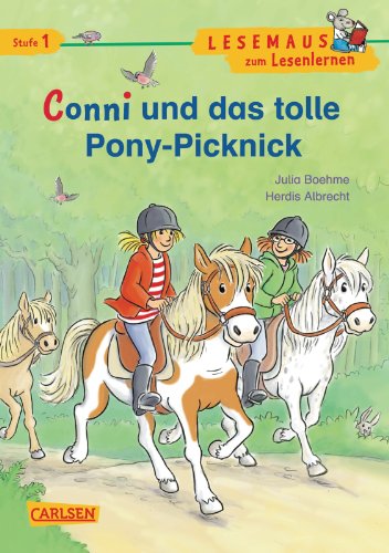 Beispielbild für LESEMAUS zum Lesenlernen Stufe 1, Band 326: Conni und das tolle Pony-Picknick zum Verkauf von medimops