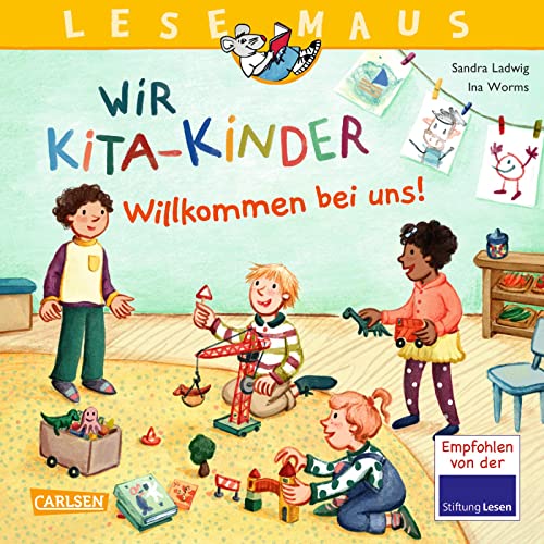 Stock image for LESEMAUS 164: Wir KiTa-Kinder ? Willkommen bei uns!: Ermutigende und einfhlsame Bilderbuch-Geschichte ber den Alltag im Kindergarten (164) for sale by medimops