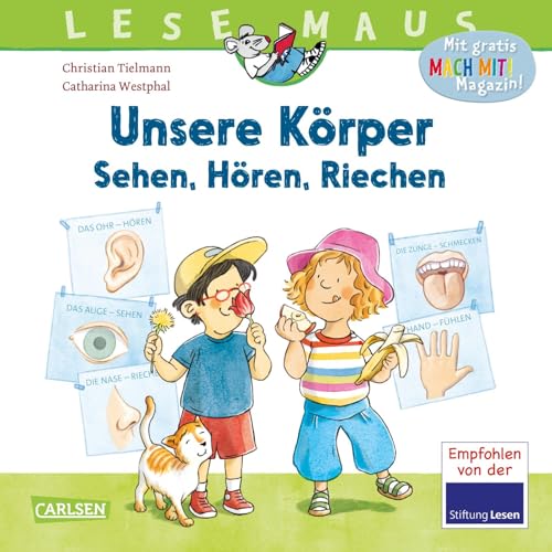Imagen de archivo de LESEMAUS 168: Unsere Krper - Sehen, Hren, Riechen a la venta por GreatBookPrices