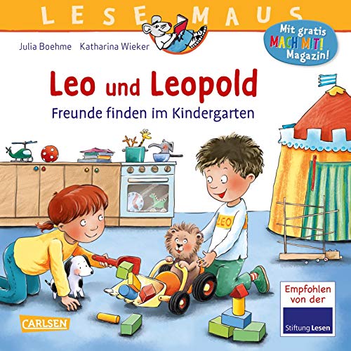 Beispielbild für LESEMAUS 194: Leo und Leopold - Freunde finden im Kindergarten (194) zum Verkauf von medimops