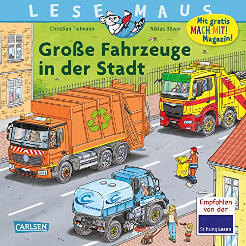 Stock image for LESEMAUS 188: Groe Fahrzeuge in der Stadt for sale by GreatBookPrices