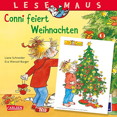 Stock image for Schneider, L: Conni feiert Weihnachten. Mit Fensterbild for sale by WorldofBooks