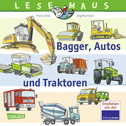 Beispielbild fr LESEMAUS, Band 151: Bagger, Autos und Traktoren zum Verkauf von medimops