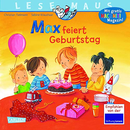 Beispielbild fr LESEMAUS 21: Max feiert Geburtstag (21) zum Verkauf von medimops