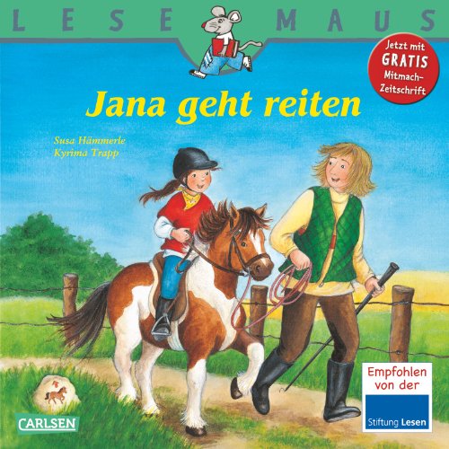 Imagen de archivo de LESEMAUS, Band 76: Jana geht reiten a la venta por medimops