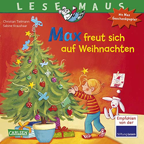 9783551089304: LESEMAUS 130: Max freut sich auf Weihnachten: Mit tollem Geschenkpapier