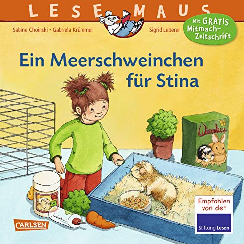 Stock image for LESEMAUS, Band 75: Ein Meerschweinchen fr Stina for sale by medimops