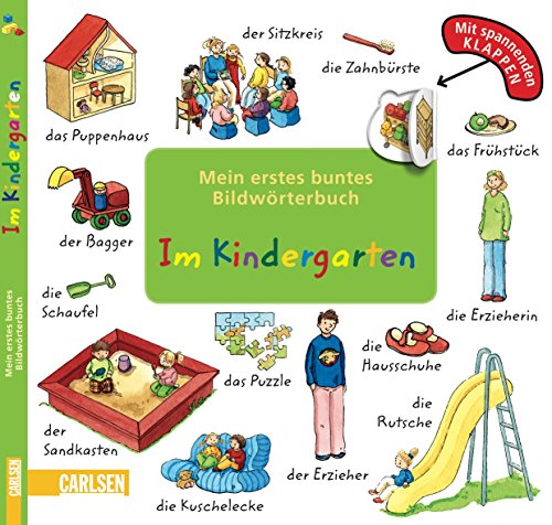 Stock image for Mein erstes buntes Bildwrterbuch: Im Kindergarten for sale by medimops