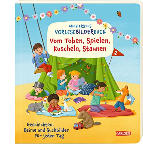 Stock image for Mein erstes Vorlese-Bilder-Buch: Vom Toben, Spielen, Kuscheln, Staunen . for sale by Revaluation Books